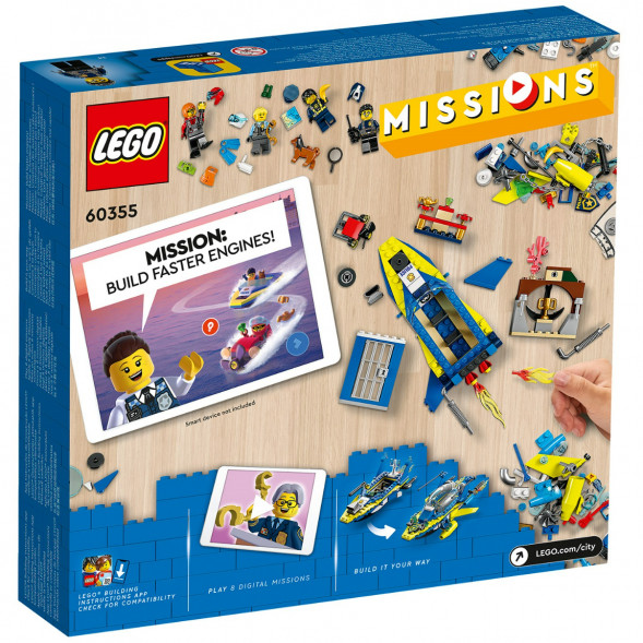 Конструктор LEGO City 60355 Детективные миссии водной полиции в Ростове-на-Дону