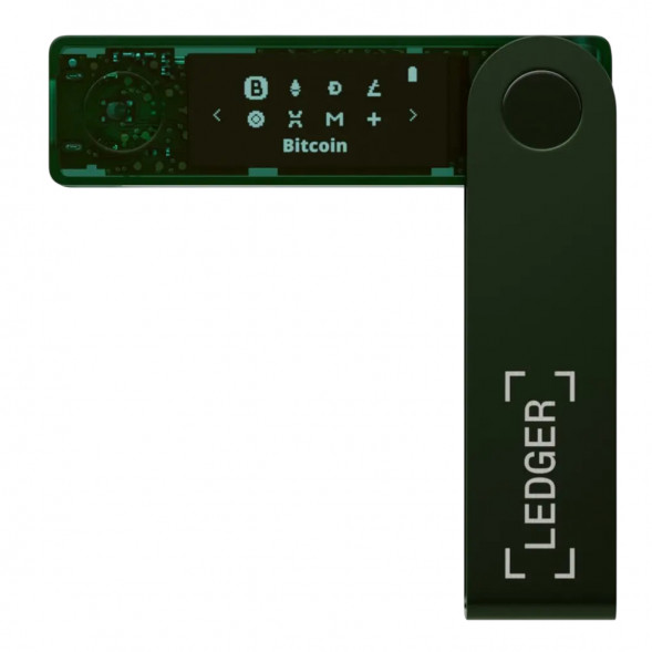 Аппаратный криптокошелёк Ledger Nano X, Emerald Green в Ростове-на-Дону