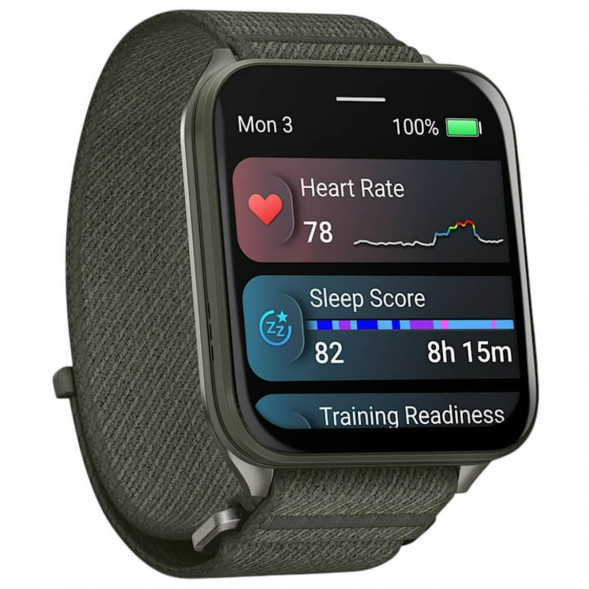 Умные часы Garmin Venu X1 Green с нейлоновым ремешком Moss ComfortFit 010-02980-03 в Ростове-на-Дону