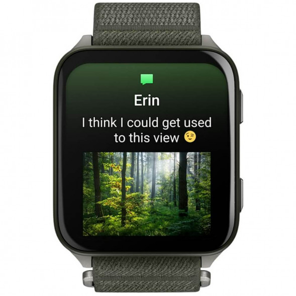 Умные часы Garmin Venu X1 Green с нейлоновым ремешком Moss ComfortFit 010-02980-03 в Ростове-на-Дону