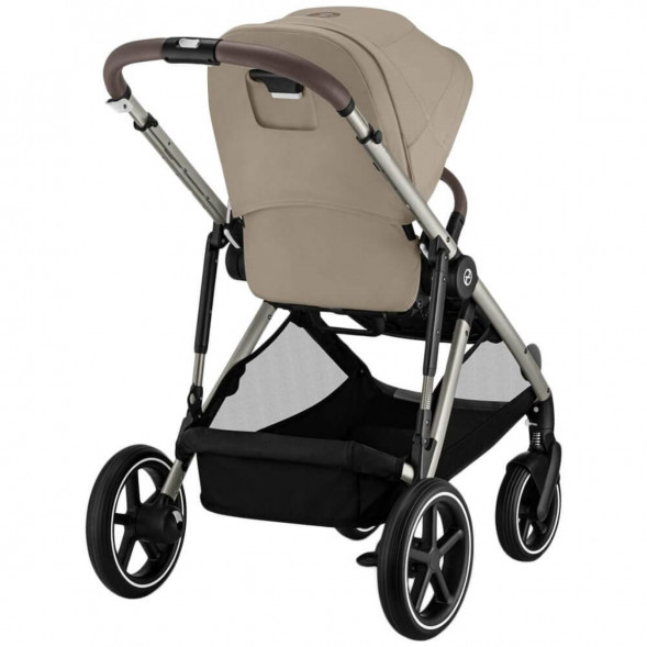 Детская коляска Cybex Gazelle S TPE Almond Beige с корзиной и дождевиком в Ростове-на-Дону
