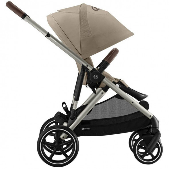 Детская коляска Cybex Gazelle S TPE Almond Beige с корзиной и дождевиком в Ростове-на-Дону