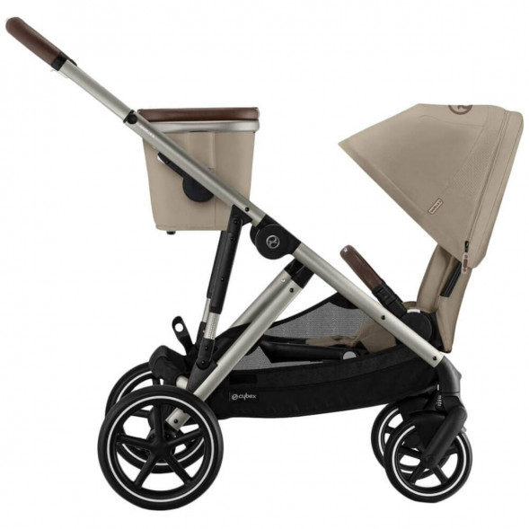 Детская коляска Cybex Gazelle S TPE Almond Beige с корзиной и дождевиком в Ростове-на-Дону