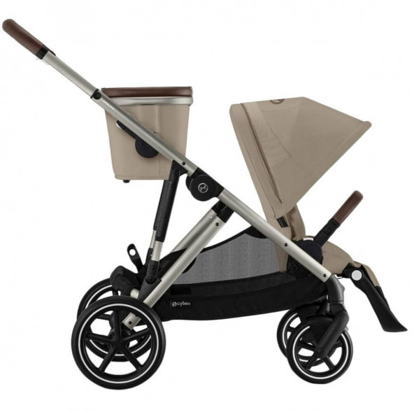 Детская коляска Cybex Gazelle S TPE Almond Beige с корзиной и дождевиком в Ростове-на-Дону