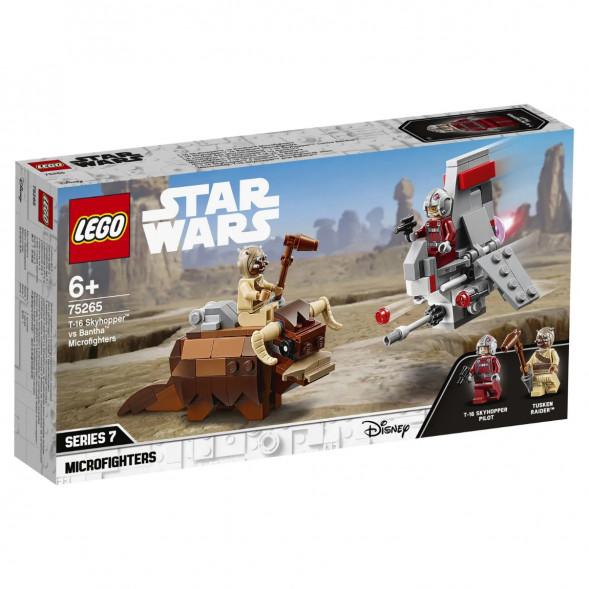 Конструктор LEGO Star Wars 75265 Микрофайтеры Скайхоппер T-16 против Банты в Ростове-на-Дону