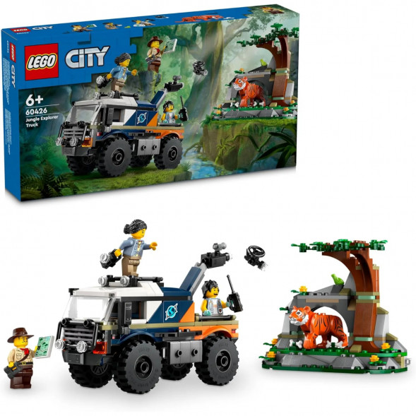 Конструктор LEGO City 60426 Внедорожный грузовик Исследователь джунглей в Ростове-на-Дону