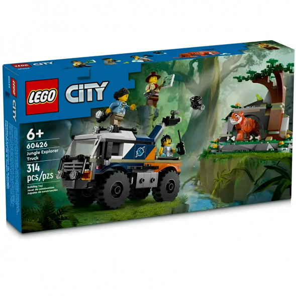 Конструктор LEGO City 60426 Внедорожный грузовик Исследователь джунглей в Ростове-на-Дону