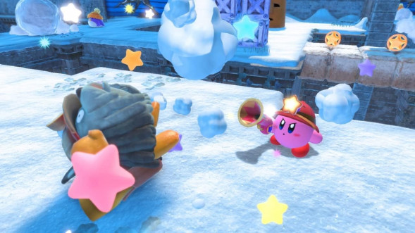 Игра Kirby and the Forgotten Land + Star-Crossed World [Nintendo Switch 2, английская версия] в Ростове-на-Дону