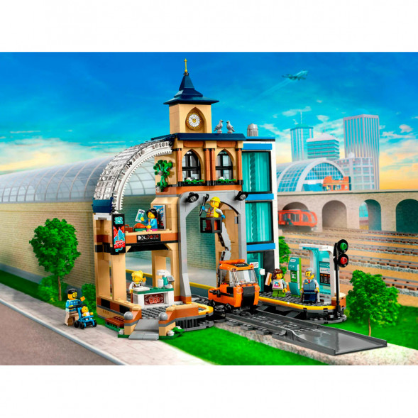 Конструктор LEGO City 60469 Центральный железнодорожный вокзал в Ростове-на-Дону