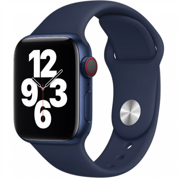 Ремешок для Apple Watch 44mm Deep Navy Sport Band (MYAX2ZM/A), тёмный ультрамарин в Ростове-на-Дону