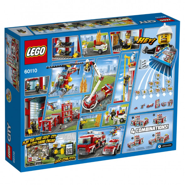 Конструктор LEGO City 60110 Пожарная часть в Ростове-на-Дону