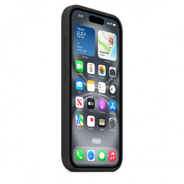 Чехол Apple для iPhone 16 Silicone MagSafe, Black (MYY13ZM/A) в Ростове-на-Дону