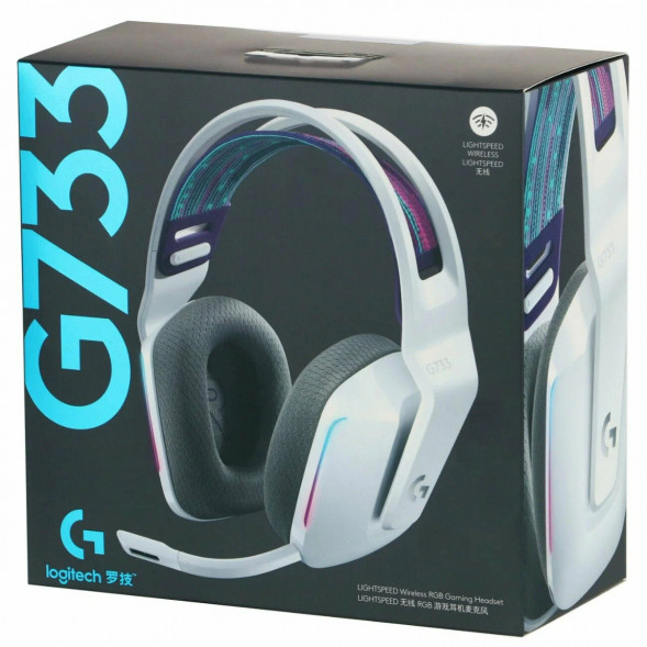 Игровая гарнитура Logitech G733 RGB Lightspeed Wireless, белый в Ростове-на-Дону