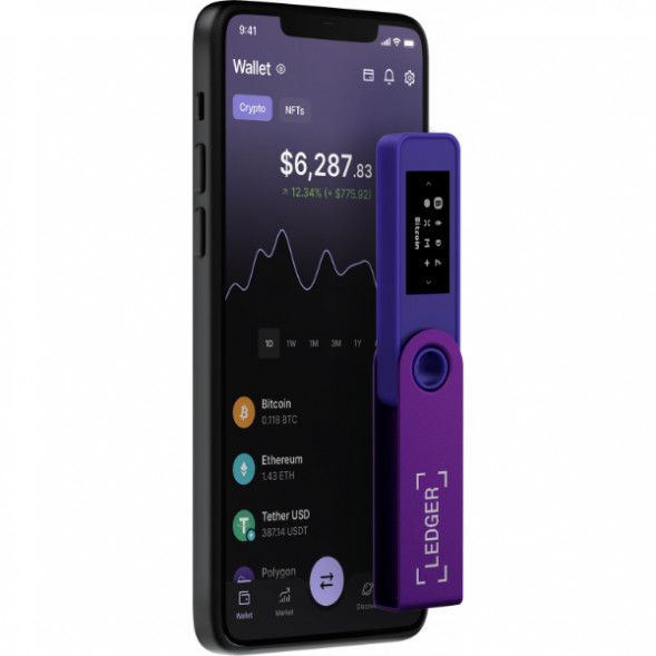 Криптокошелек Ledger Nano S Plus 1 шт., Purple Amethyst в Ростове-на-Дону