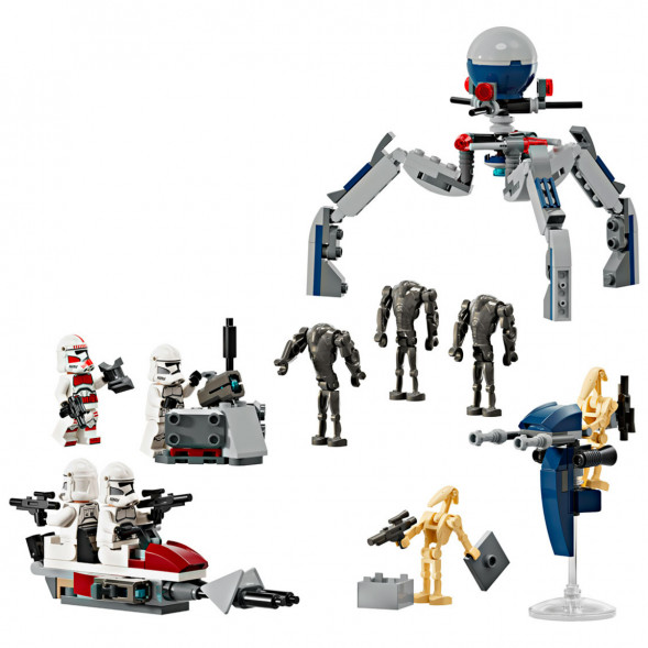 Конструктор LEGO Star Wars 75372 Боевой набор солдат-клонов и боевых дроидов в Ростове-на-Дону