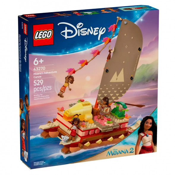 Конструктор LEGO Disney 43270 Моана: приключение на каноэ в Ростове-на-Дону