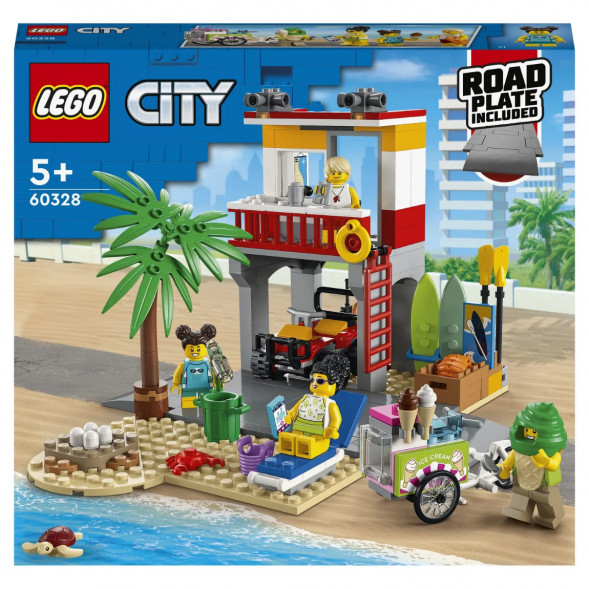 Конструктор LEGO City 60328 Пост спасателей на пляже в Ростове-на-Дону