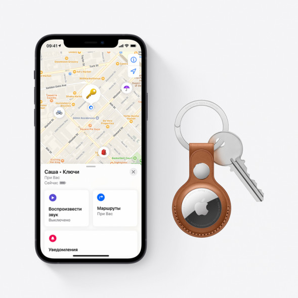 Трекер Apple AirTag MX532, белый в Ростове-на-Дону