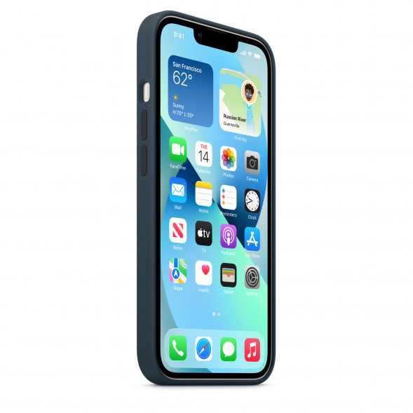 Силиконовый чехол MagSafe для Apple iPhone 13, Abyss Blue в Ростове-на-Дону