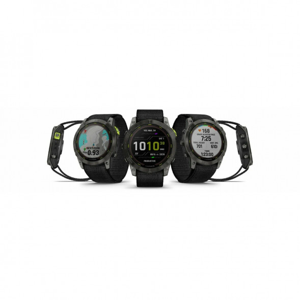 Умные часы Garmin Enduro 2 угольно-серый DLC титановый с нейлоновым ремешком UltraFit 010-02754-01 в Ростове-на-Дону