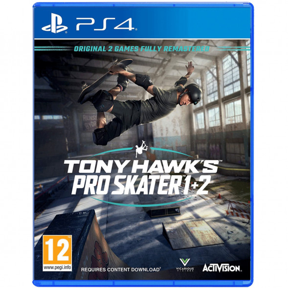 Игра Tony Hawk&amp;#039;s Pro Skater 1 + 2 [PS4, английская версия] в Ростове-на-Дону