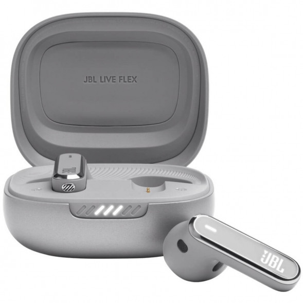 Беспроводные наушники JBL Live Flex, серебристый в Ростове-на-Дону