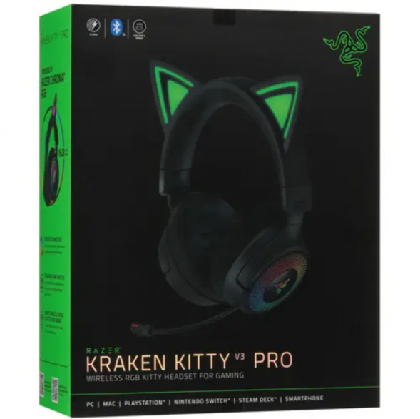 Наушники Razer Kraken Kitty V3 Pro черный 2025 в Ростове-на-Дону