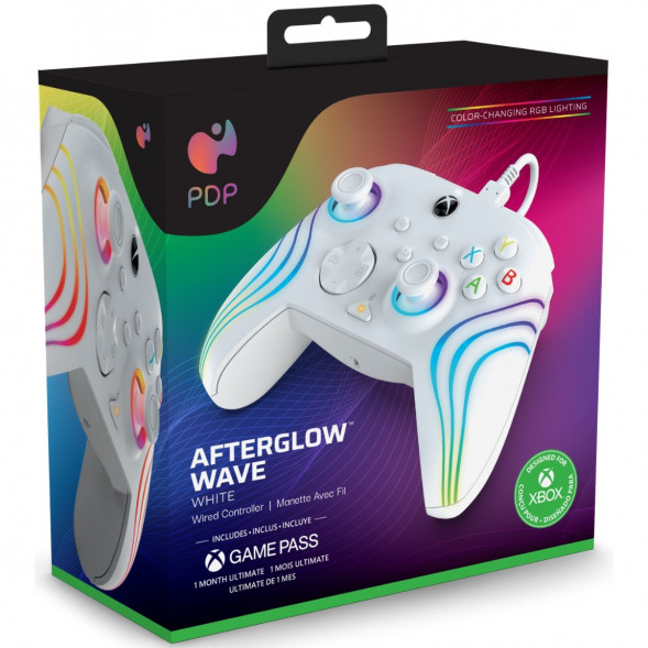 Геймпад проводной PDP для Xbox Afterglow Wave, White в Ростове-на-Дону