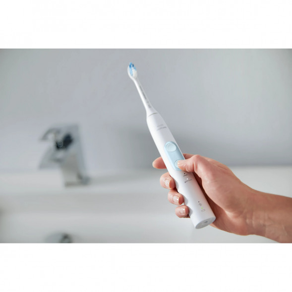 Электрическая звуковая зубная щетка Philips Sonicare ProtectiveClean 4500, White в Ростове-на-Дону