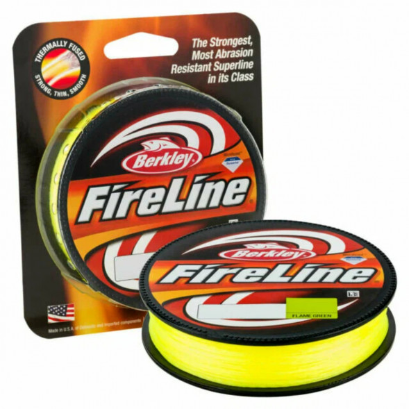 Леска Berkley FireLine 0,20mm 13,2kg 270m, Flame Green (желтый неон) в Ростове-на-Дону