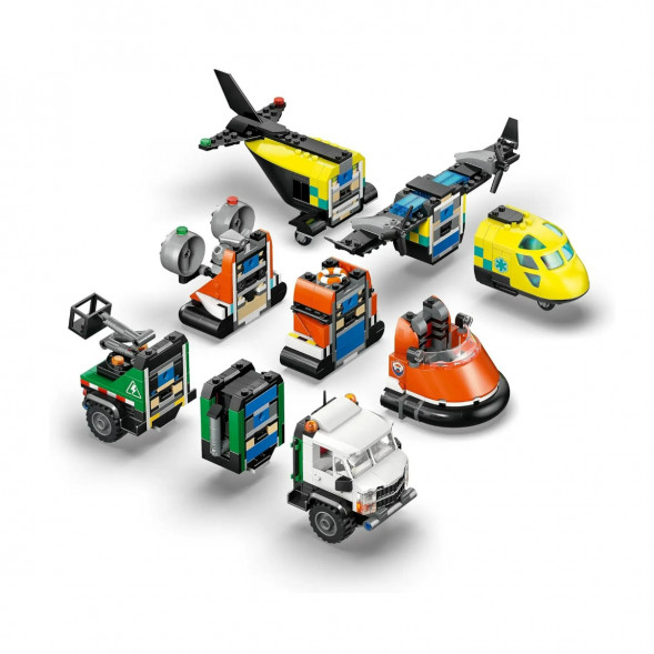 Конструктор LEGO City 60505 Самолет, сервисный грузовик и судно на воздушной подушке в Ростове-на-Дону
