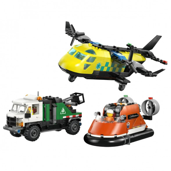 Конструктор LEGO City 60505 Самолет, сервисный грузовик и судно на воздушной подушке в Ростове-на-Дону