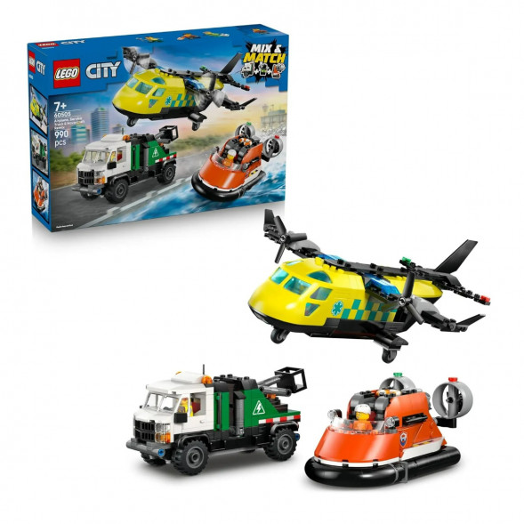 Конструктор LEGO City 60505 Самолет, сервисный грузовик и судно на воздушной подушке в Ростове-на-Дону