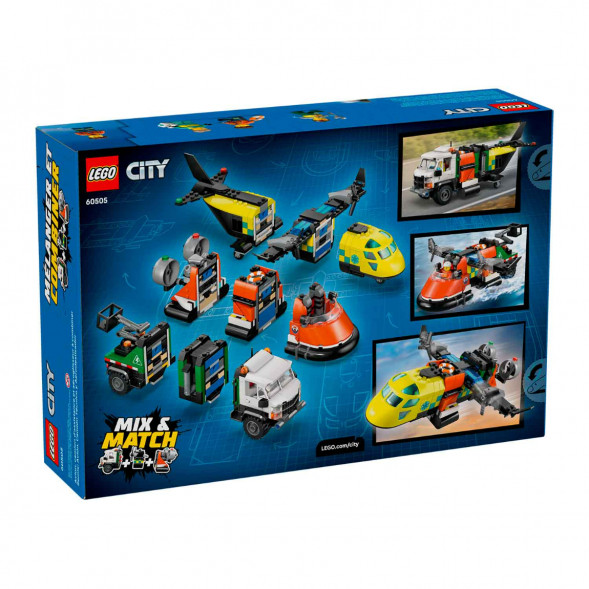 Конструктор LEGO City 60505 Самолет, сервисный грузовик и судно на воздушной подушке в Ростове-на-Дону