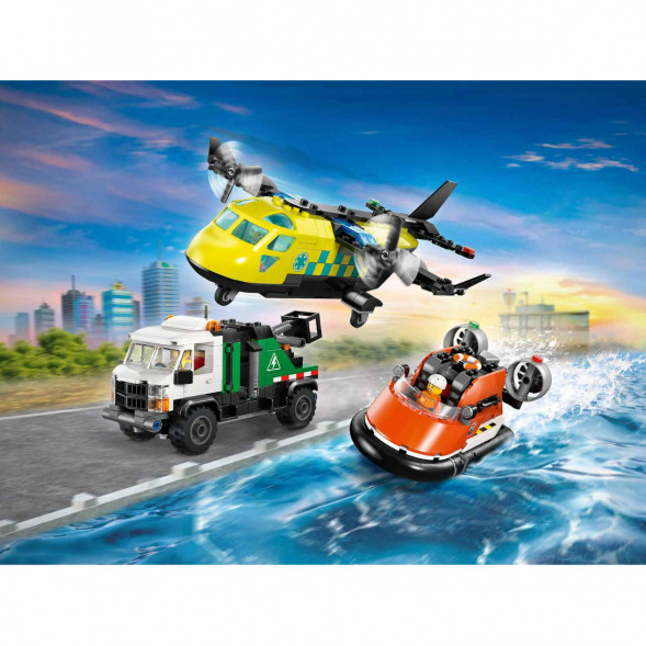 Конструктор LEGO City 60505 Самолет, сервисный грузовик и судно на воздушной подушке в Ростове-на-Дону