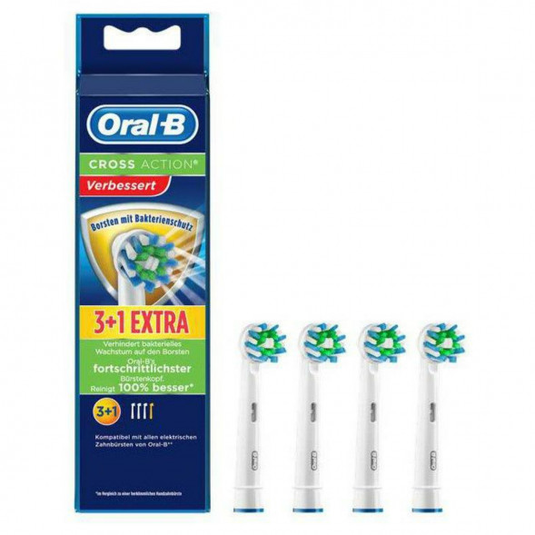Насадки на зубные щетки Oral-B Cross Action (3+1 Extra), 4 шт. в Ростове-на-Дону