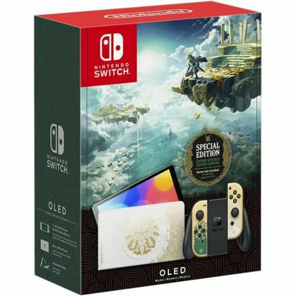 Игровая приставка Nintendo Switch OLED 64 ГБ, без игр, The Legend of Zelda: Tears of the Kingdom в Ростове-на-Дону