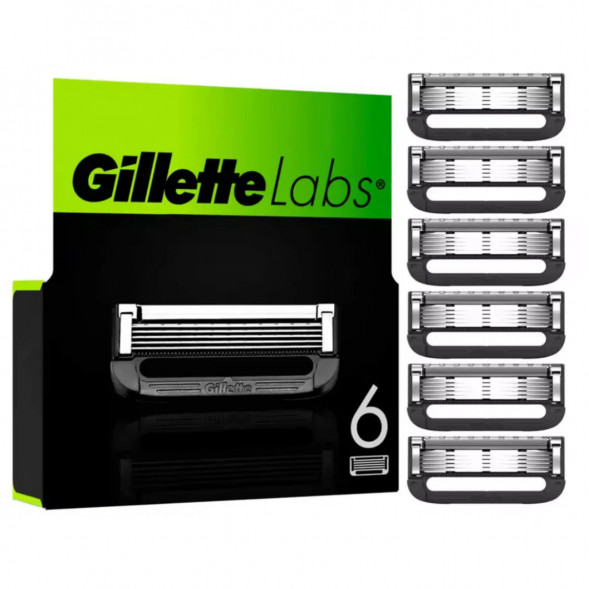 Лезвия для бритвы Gillette Labs, 6 шт. в Ростове-на-Дону