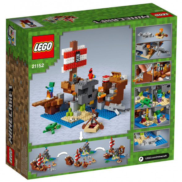 Конструктор LEGO Minecraft 21152 Приключения на пиратском корабле в Ростове-на-Дону
