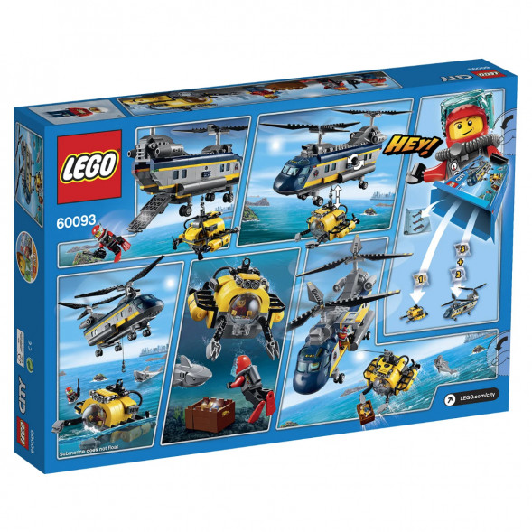 Конструктор LEGO City Deep Sea Explorers 60093 Вертолет исследователей моря в Ростове-на-Дону