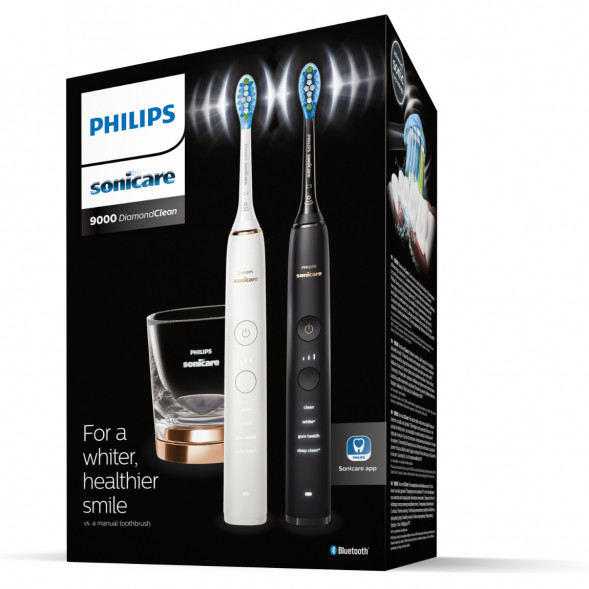 Набор из 2 электрических зубных щеток Philips Sonicare HX9914/57 9000 DiamondClean в Ростове-на-Дону