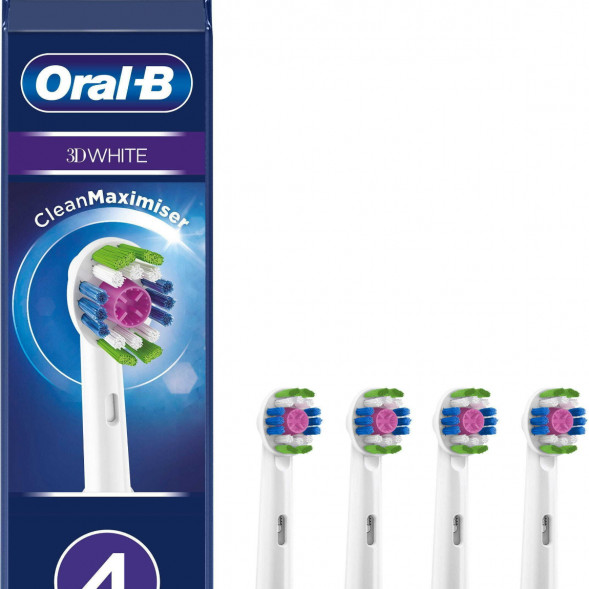 Насадки на зубные щетки Oral-B 3D White, 4 шт. в Ростове-на-Дону