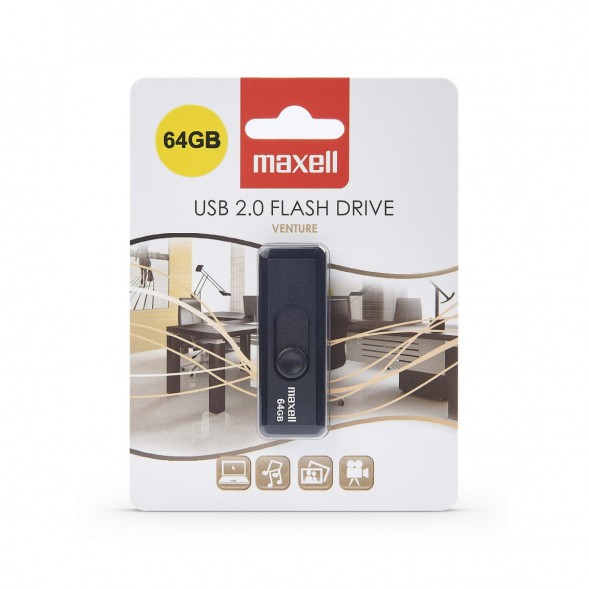 Карта памяти Maxell USB 2.0 64 ГБ Venture в Ростове-на-Дону