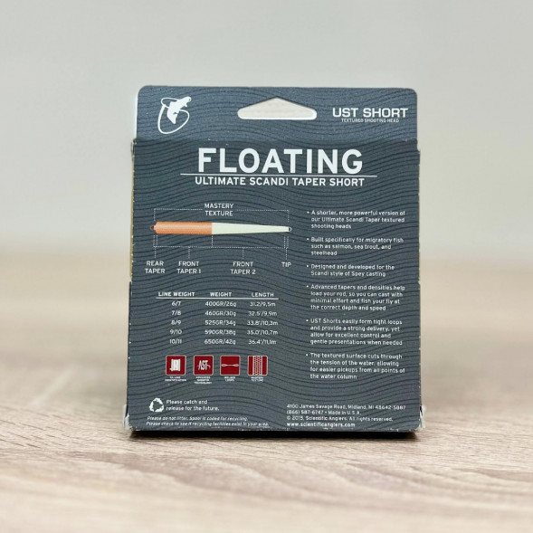 Рыболовная леска Scientific Anglers UST Short St-8/9-f Floating 124997 в Ростове-на-Дону