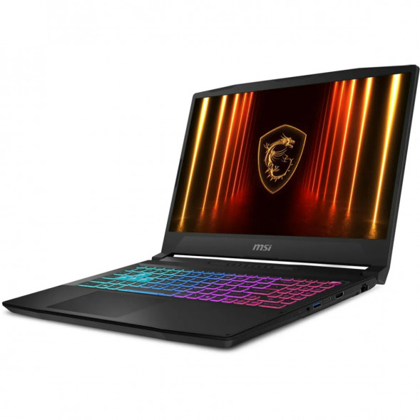 Ноутбук MSI Katana 15 HX B14WFK-1073XRU (15.6&amp;quot;, IPS, Intel Core i7-14650HX 2.2ГГц, 16 ядер, 16ГБ DDR5, 512ГБ SSD, NVIDIA GeForce RTX 5060 - 8 ГБ, без ОС), черный в Ростове-на-Дону