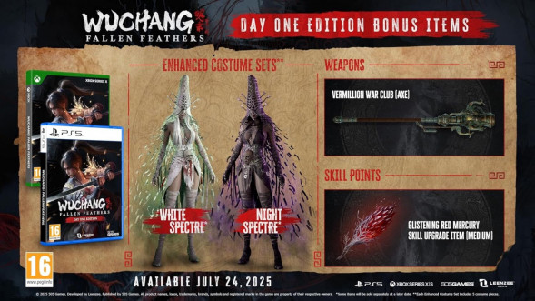 Игра Wuchang: Fallen Feathers. Day One Edition [PS5, русские субтитры] в Ростове-на-Дону