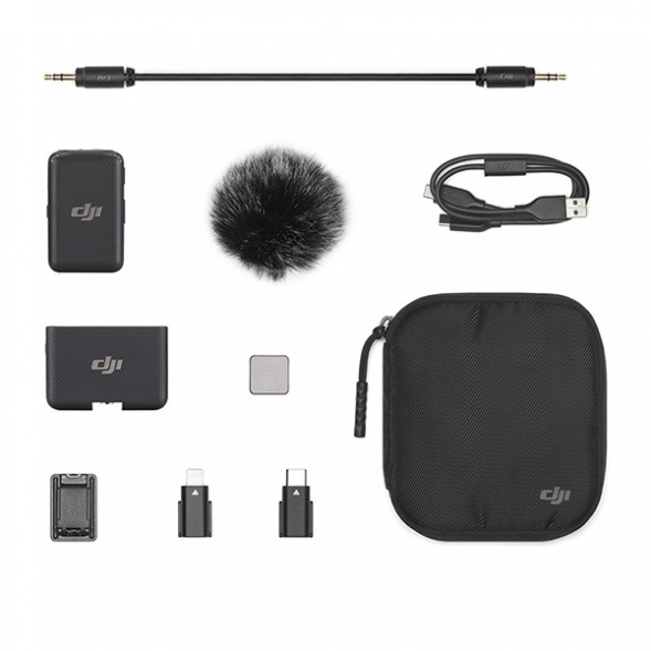 Комплект беспроводных микрофонов DJI MIC (1TX + 1RX), черный в Ростове-на-Дону