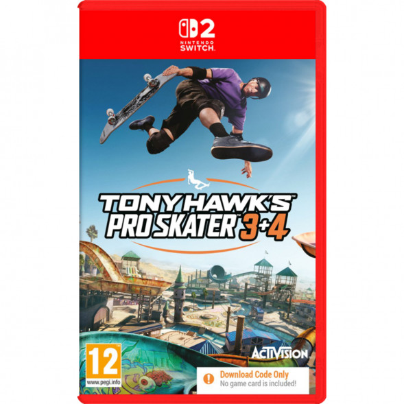 Игра Tony Hawk&amp;#039;s Pro Skater 3+4 (код загрузки) [Nintendo Switch 2, английская версия] в Ростове-на-Дону