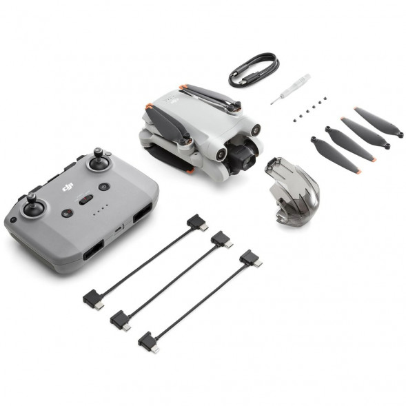 Квадрокоптер DJI Mini 3 Pro (DJI RC-N1), серый в Ростове-на-Дону