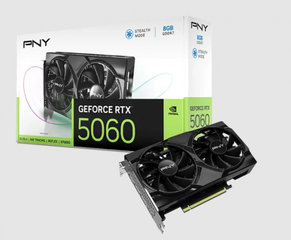 Видеокарта PNY GeForce RTX 5060 OC Dual Fan в Ростове-на-Дону